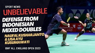 Unbelievable defense from indonesian mixed doubles_SemiFinals All England 2023