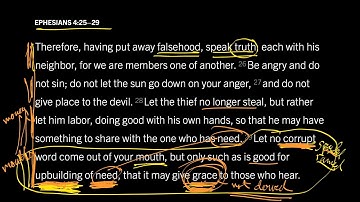Giving Grace with Our Mouths: Ephesians 4:25–29, Part 8