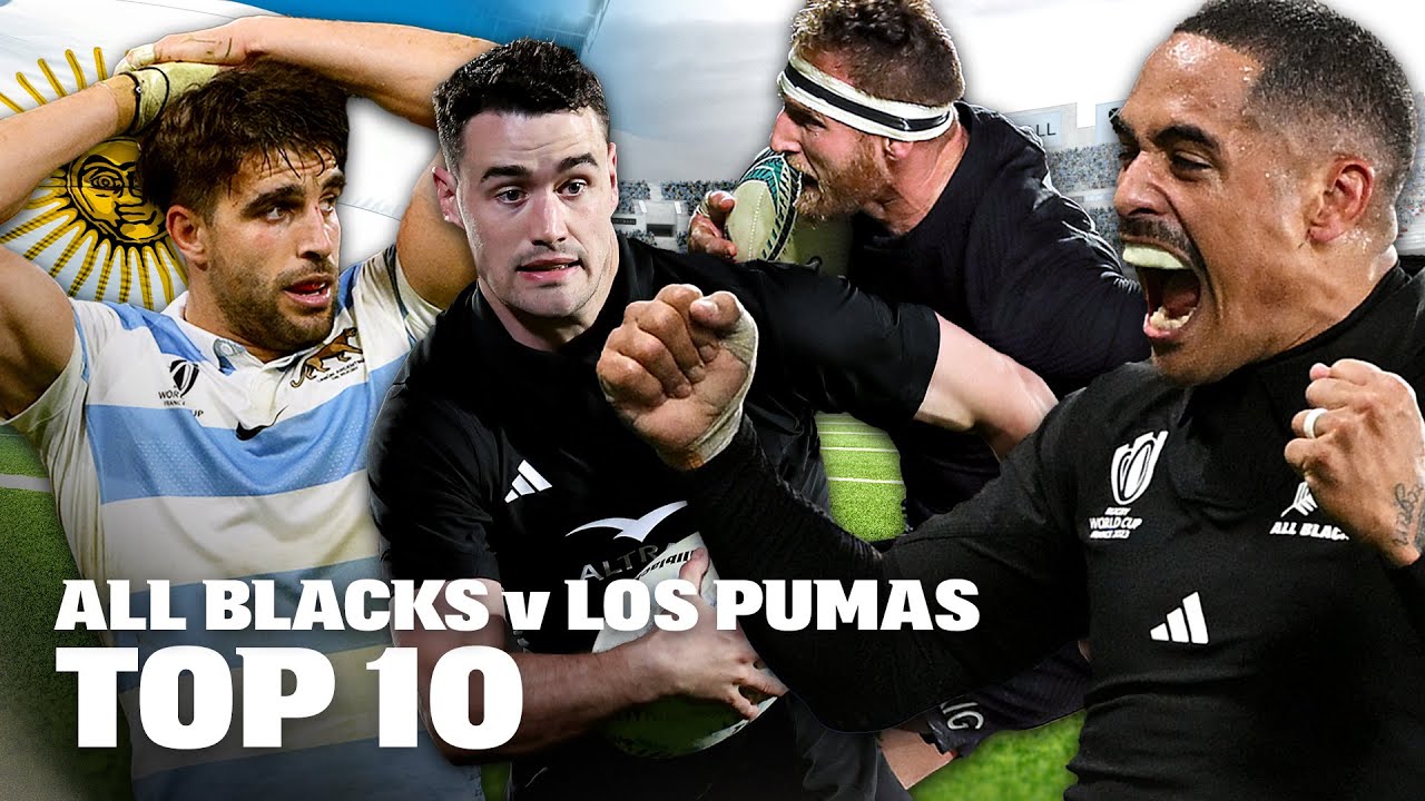 ALL BLACKS vs ARGENTINA: Top 10 Most INCREDIBLE Tries