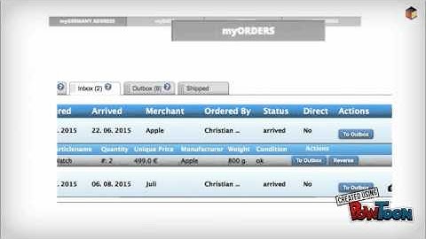 myGermany Account : Easy Package Forwarding