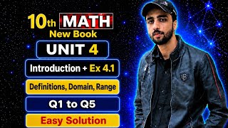 10th class Math PTB Unit 4  | Introduction + Ex 4.1 Q1 to Q5 Complete Easy Solution new book 2026