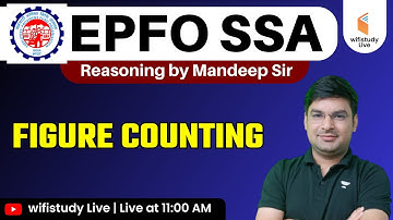 EPFO SSA 2023 Preparation | Reasoning by Mandeep Sir | Figure Counting