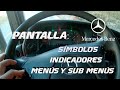 Mercedes Benz Actros - Cómo ver los Menús,  Símbolos, Funciones de mando