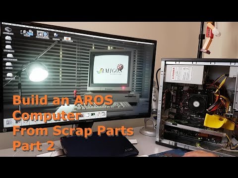 Build an Aros based Amiga computer from scrap parts Part 2