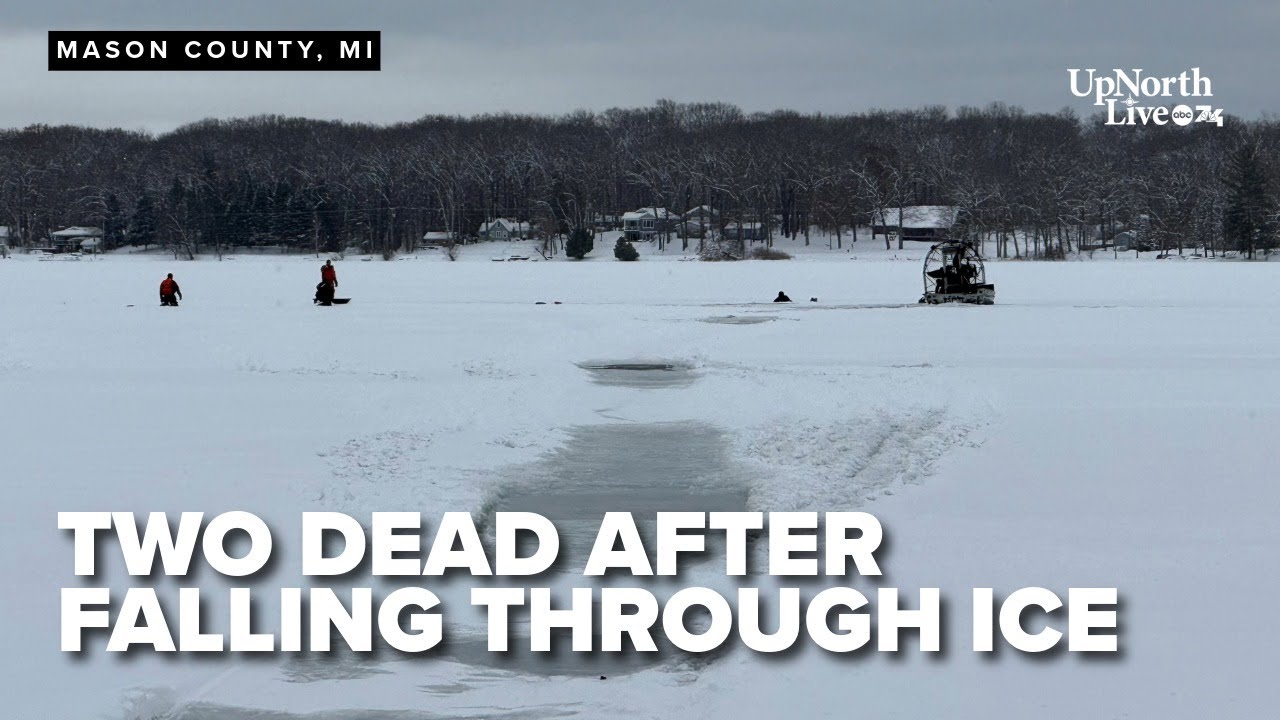 Two snowmobilers found dead after falling through ice in northern ...