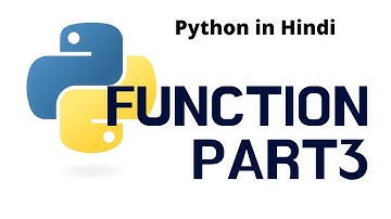 Function in python part3 | Python tutorial for absolute beginners in Hindi