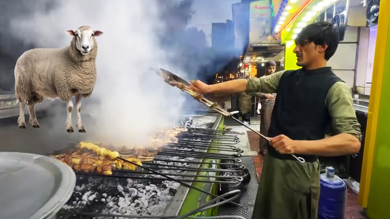 Afghan Chopan Kebab | Street Food in Kabul