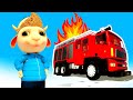 Dolly and Friends 3D | Kids Pretend Play learning Fire Safety from Firefighter #122