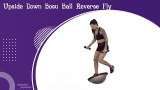 Upside Down Bosu Ball Reverse Fly