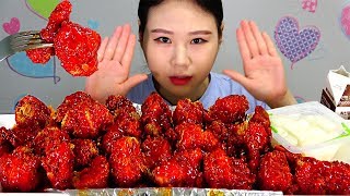BBQ 뱀파이어 치킨 SPICY FRIED CHICKEN 먹방 Mukbang