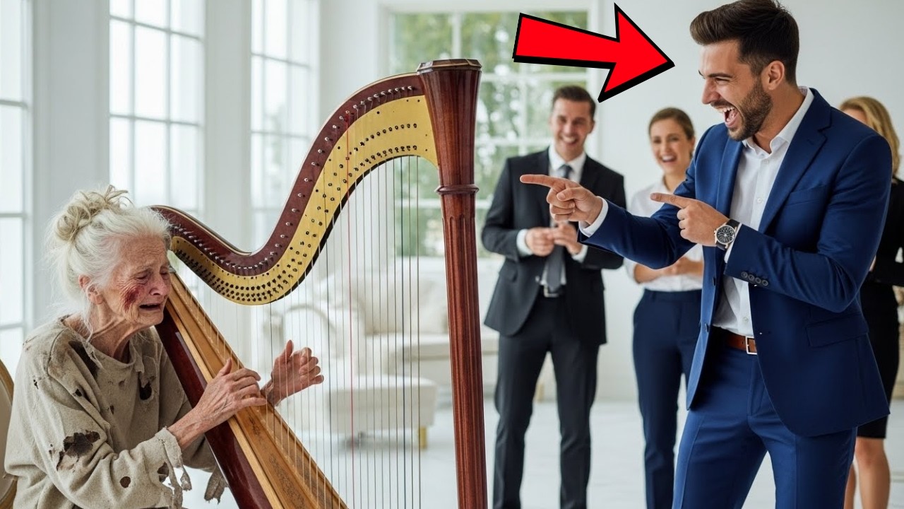 “SI TOCAS ESA HARPA, TE DOY 12 MILLONES” — El CEO RIÓ de la ANCIANA... HASTA QUE CALLÓ PARA SIEMPRE.