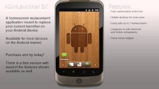 ADWLauncher EX - отличный альтернативный рабочий стол screenshot 4