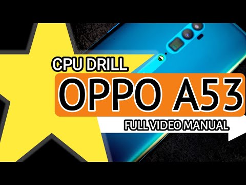 Oppo A53 Remove Pattern Lock | Drill Cpu | Video Manual | No Dead Risk | SOFT4GSM