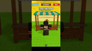I Got BLOOD BLOSSOM!! ☠️🔥 Grow A Garden Fanmade #roblox #shorts #growagarden