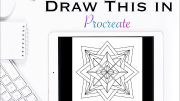 How to create Mandala design in IPad | Easy Procreate Tutorial #5