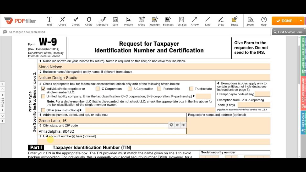 How to fill out a w9 form for onlyfans