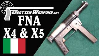 FNA Brescia's Last Project: The X4 and X5 SMG and Machine Pistol