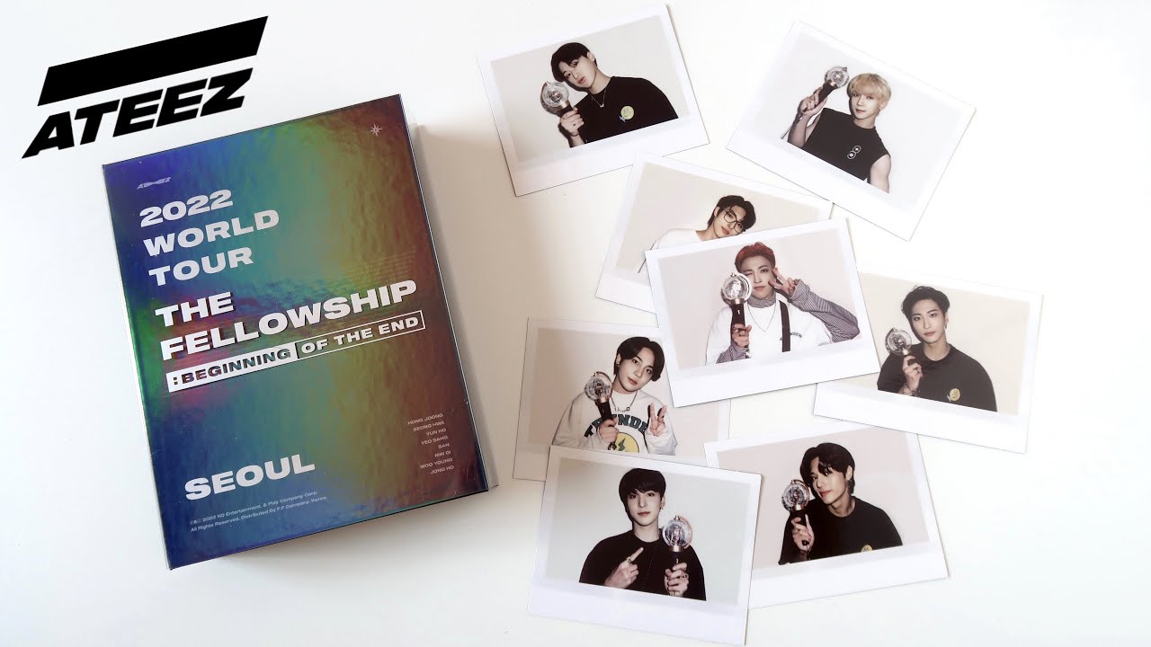 unboxing: ATEEZ - 2022 WORLD TOUR THE FELLOWSHIP BEGINNING OF THE END SEOUL  DVD