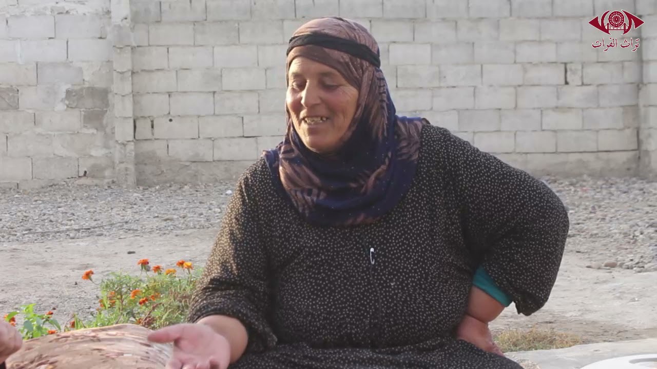 خبز التنور والمحمرة #تراث_الفرات