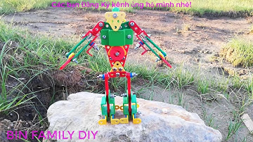 Hướng dẫn lắp ghép người máy - phiên bản 1 | BIN FAMILY TV