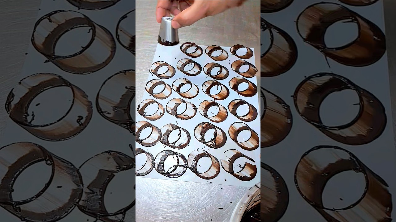 Chocolate New Design Garnish Sheet 