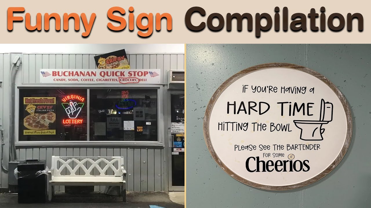 Please Sign Fun Funny Sign Compilation That Deliver Nonstop Laughs From Start to Finish ...