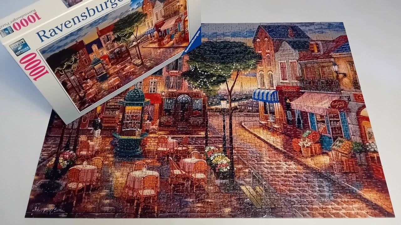 #33 Paris Impressions Puzzle Time Lapse, Ravensburger 1000 piece. - YouTube