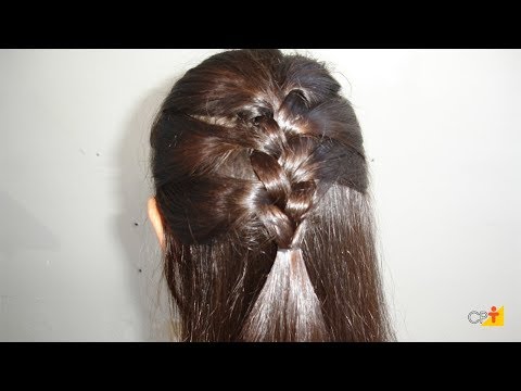 Como Fazer Penteado Meia Trança Embutida - Curso a Distância Penteados