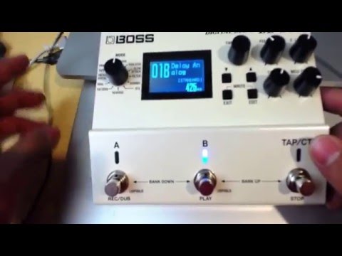 How to use a Boss DD-500 (Basics)