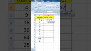 Find Square Root In Excel // Excel Tutoring // Excel Data Entry Work In Hindi #excel #shorts screenshot 5