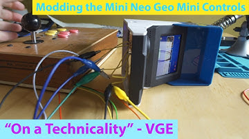 Wiring new controls into the Neo Geo Mini - "On a Technicality"