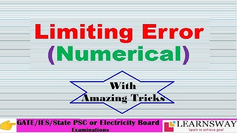 Limiting Error Numerical