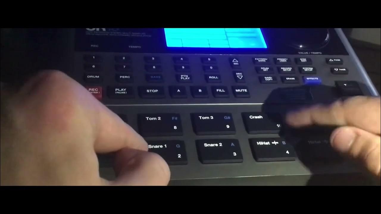 Alesis SR18 Drum Machine Demonstration YouTube