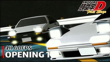 Initial D - Opening 1 [4K 60FPS | Creditless | CC]