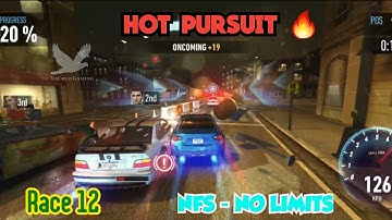 BATTLING OUT POLICE IN HOT PURSUIT 🔥 Need For Speed No Limits Mobile Gameplay Race #10, #nfsnolimits