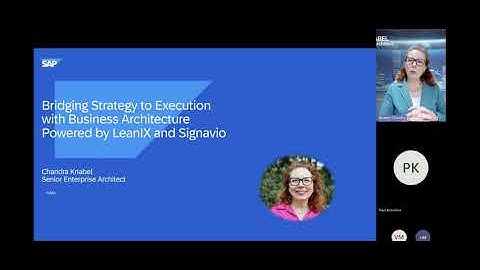Bridging Strategy to Execution with Business Architecture with SAP LeanIX and SAP Signavio