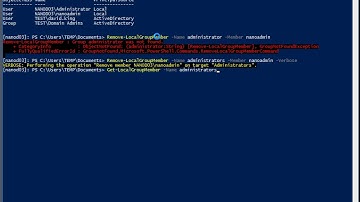 How To Remove Local Administrator From Windows Nano Server 2016 Local Administrators Group