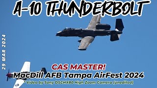 A10 Thunderbolt Airshow at Tampa AirFest 2024