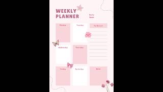 Petalora Atelier Daily Planner Printable Daily Planner A4 Digital Planner Link in Description
