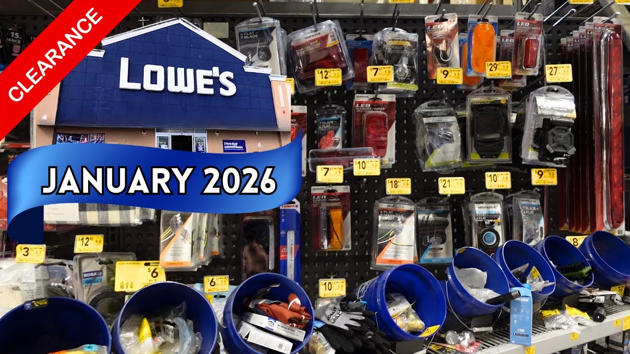 Lowes Store Clearance-January 3, 2026-Relaxing Commentary-Free Store Stroll