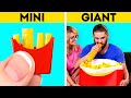 MINI VS. GIANT FOOD || Jaw-Dropping Food Recipes You'll Want To Try || Fast Food And Dessert Ideas