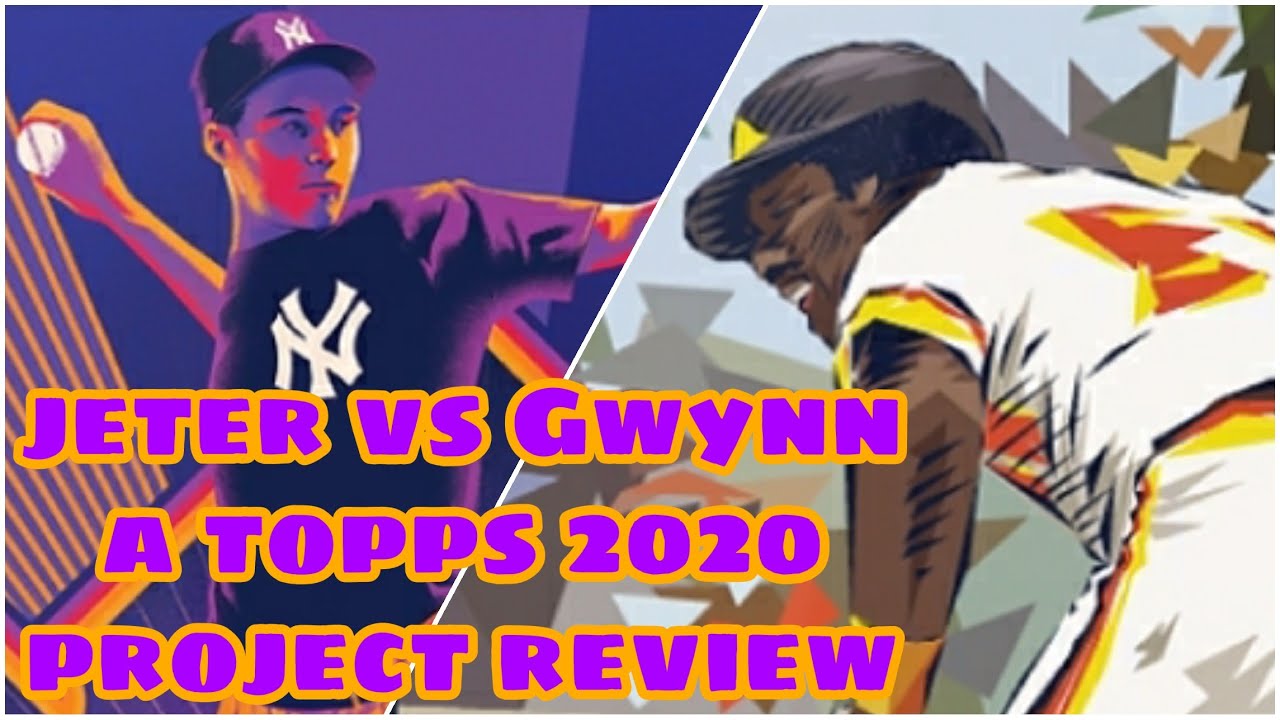 the Match up! Derek Jeter vs Tony Gwynn Topps PROJECT 2020