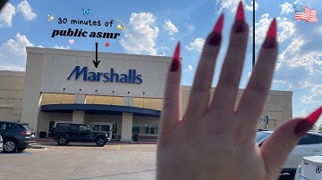 Public ASMR at Marshalls 🤎 Tapping & Scratching on Everything 💫