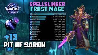 Pit of Saron +13 | Spellslinger Frost Mage | Midnight Beta - Season 1 M+