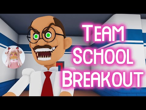Team School Breakout! (TEAMWORK OBBY) - Roblox Obby Gameplay Walkthrough [4K]