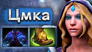 Очень крутая игра на Кристал Мейден! - Crystal Maiden 7.34 DOTA 2