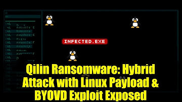 Qilin Ransomware: Hybrid Attack with Linux Payload & BYOVD Exploit Exposed