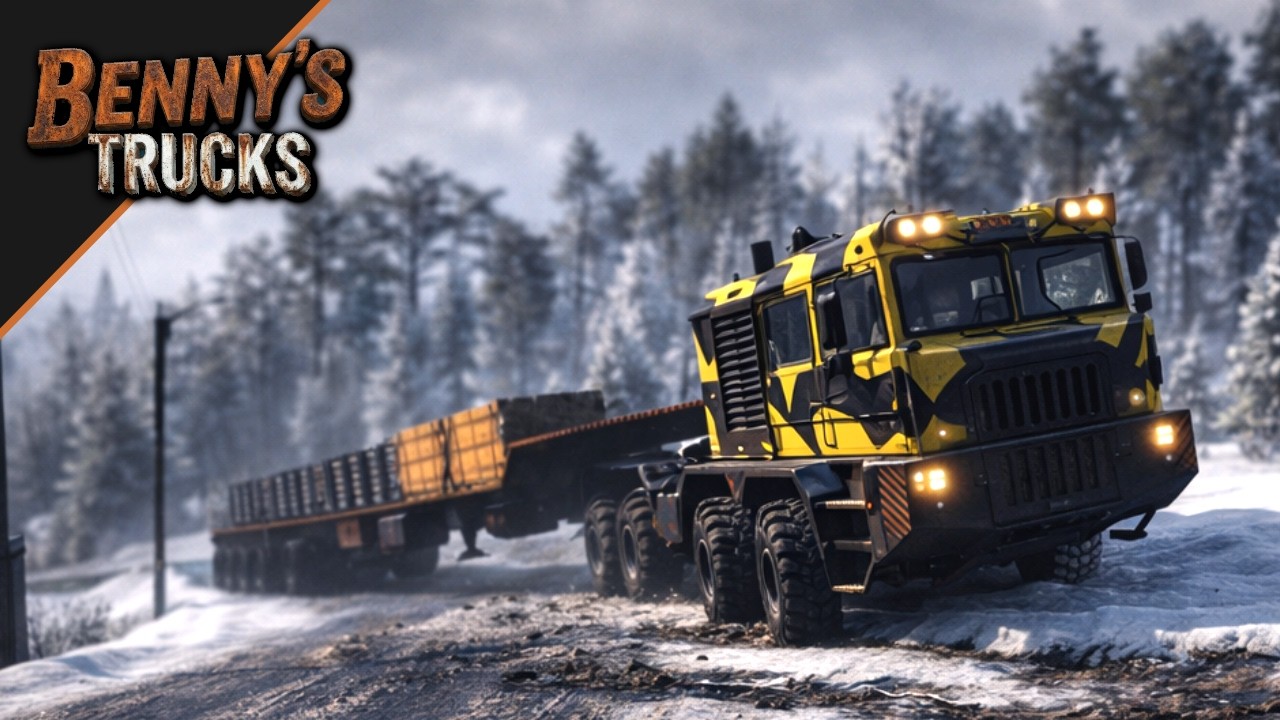 がぼん SnowRunner: Amur - Kolob 74760 8-Slot Trailer 