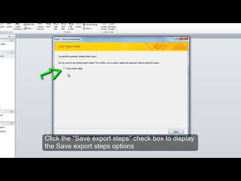 Microsoft Access: How to Export Data into Excel
