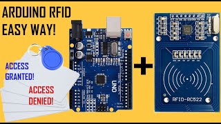 How to use RFID reader RC522 with arduino easy way